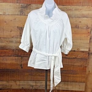 Wills Lifestyle Top Women's Maternity Size L White